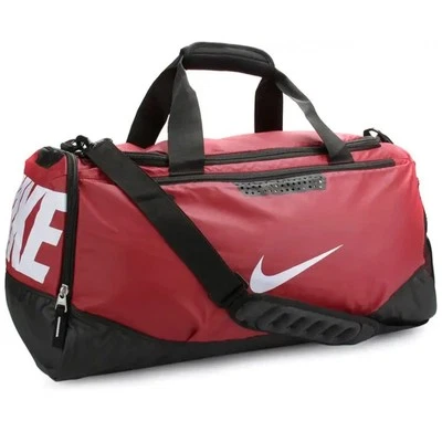 BOLSO DE LONA NIKE TEAM TRAINING MAX AIR NEGRO/ROJO/BLANCO.  BA4512 601 - NUEVO CON ETIQUETAS Foto 1 de 3