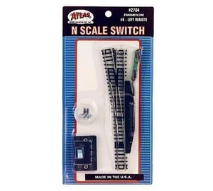 ATL2704 N Code 80 #6 Remote Left-Hand Turnout by Atlas (US IMPORT) - Bild 1 von 2