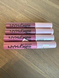 4 Stück NYX DESSOUS XXL GLATT MATT FLÜSSIGER LIPPENSTIFT drei verschiedene Farbtöne neu - Bild 1 von 6