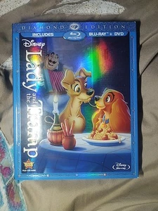 Disney Lady and the Tramp Diamond Edition Blu-ray DVD Combo - Picture 1 of 6