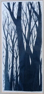 Edward Ward stampa originale firmata e numerata 1975 "Sylvan Wood" - Foto 1 di 12