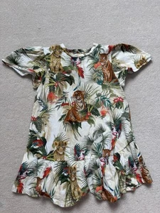 Genuine Roberto Cavalli Junior Girls Dress Tropical 3 Years - Picture 1 of 5