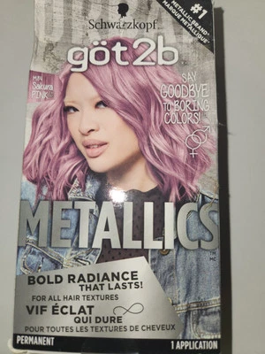 Schwarzkopf Got2B Permanent Color Metallics #M83 Sakura Pink Foto 1 de 2