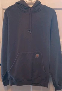 Carhartt Hoodie Men XL Grey Original Fit Pullover Workwear Gray - Picture 1 of 3