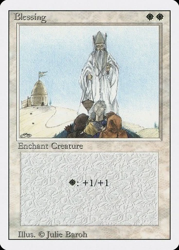 MTG - Blessing - Revised - Magic the Gathering - Image 1 of 1