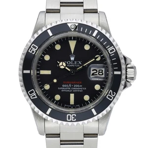 Rolex Submariner Single Red 1680 with 40mm Oystersteel case and Black dial. G... - Picture 1 of 12
