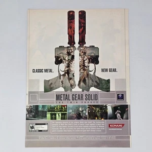 Metal Gear Solid The Twin Snakes GameCube Classic Print Ad/Poster Promo Art - Picture 1 of 2