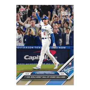 2024 Topps NOW Los Angeles Dodgers World Series 18-Card Lot Freeman MVP - Picture 1 of 18