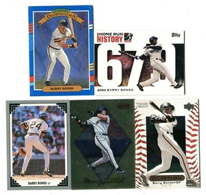 Barry Bonds 5 Baseball Card Lot PITTSBURGH PIRATES SAN FRANCISCO GIANTS (LOT 5) - Imagen 1 de 1