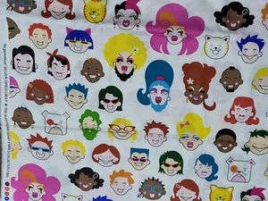 Natural The Gayborhood Premium Baumwollstoff Alexander Henry BTY - Bild 1 von 1