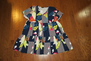 💋 2XL FANTASLOOK 💋 SUMMER DRESS PULL ON TUNIC KNEE LONG SHORT SLEEVE STRETCH - Picture 1 of 3