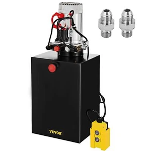 VEVOR 20 Quart Hydraulic Power Unit Double Acting Hydraulic Dump Trailer Pump (1 - Picture 1 of 1