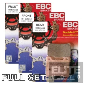 EBC Sintered Brake Pads To Fit Triumph Tiger 800 (XC XR) 2011-2017 Full Set - Picture 1 of 1