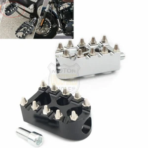 Motorcycle Universal Shift Shifter Peg MX Style Anti-Skid Rivet Pedal For Harley - Foto 1 di 14