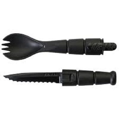 Ka-Bar Tactical Spork Fork Spoon Knife Camping Hiking Made In The USA KaBar 9909 - Image 1 of 2