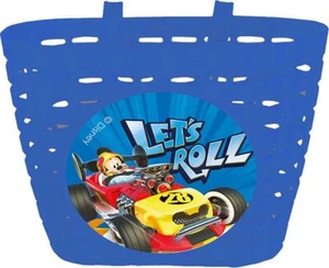 Cestino Disney Mickey Mouse Para Bicicleta De Niño, En Plástico De Color Azul - Imagen 1 de 2