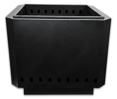 Fogata de acero sin humo de 19 pulgadas con bolsa de transporte resistente a la intemperie Foto 1 de 3