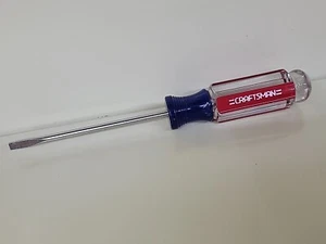 Craftsman 3/16" Flat Tip Screwdriver 41247 WF New Old Stock USA - Bild 1 von 8