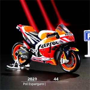Maisto 1:18 Honda RC213V #44 2021 Repsol Motorcycle Model MotoGP Toy Box New - Picture 1 of 19