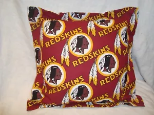 Washington Redskins 14 Zoll Baumwolle Stoff Überwurfkissen/Bezug/Schein Stofftier abnehmbar - Bild 1 von 3