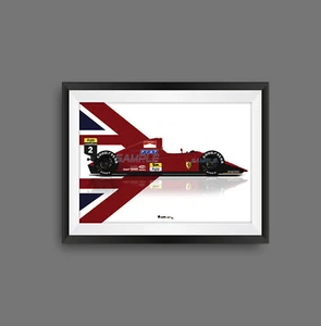 Estampado Nigel Mansell Ferrari 640 F1 - Scuderia GP - Imagen 1 de 1