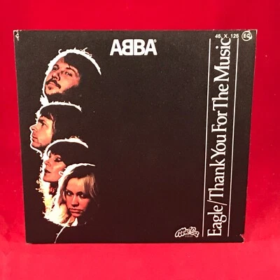 ABBA Eagle 1978 French 7" vinyl single Thank You For The Music original issue 45 - Image 1 of 4