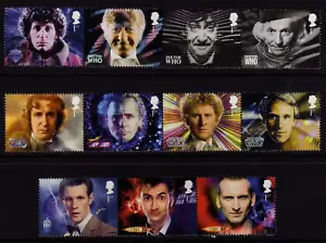 UK Great Britain GB 2013 Doctor Who complete 13V mnh - Picture 1 of 2