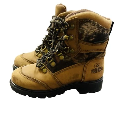 Botas con cordones Red Head para niños talla 12 aisladas impermeables marrón Foto 1 de 4