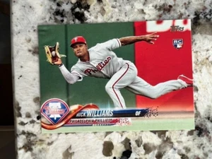 Tarjeta de novato Philadelphia Phillies Nick Williams 2018 serie 1 #226 - Imagen 1 de 1