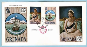 GRENADA COVER MONTREAL EXPO67 ROYALTY - Picture 1 of 1
