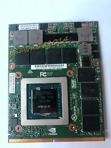 Dell Precision M6800 7710 7720 Nvidia Quadro M3000M 4GB GDDR5 Video Card H99YY - Picture 1 of 3