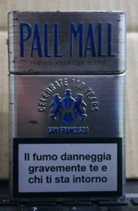 SCATOLA METALLO PALL MALL CELEBRATE 110 YEARS SAN FRANCISCO  BLUE - Foto 1 di 9