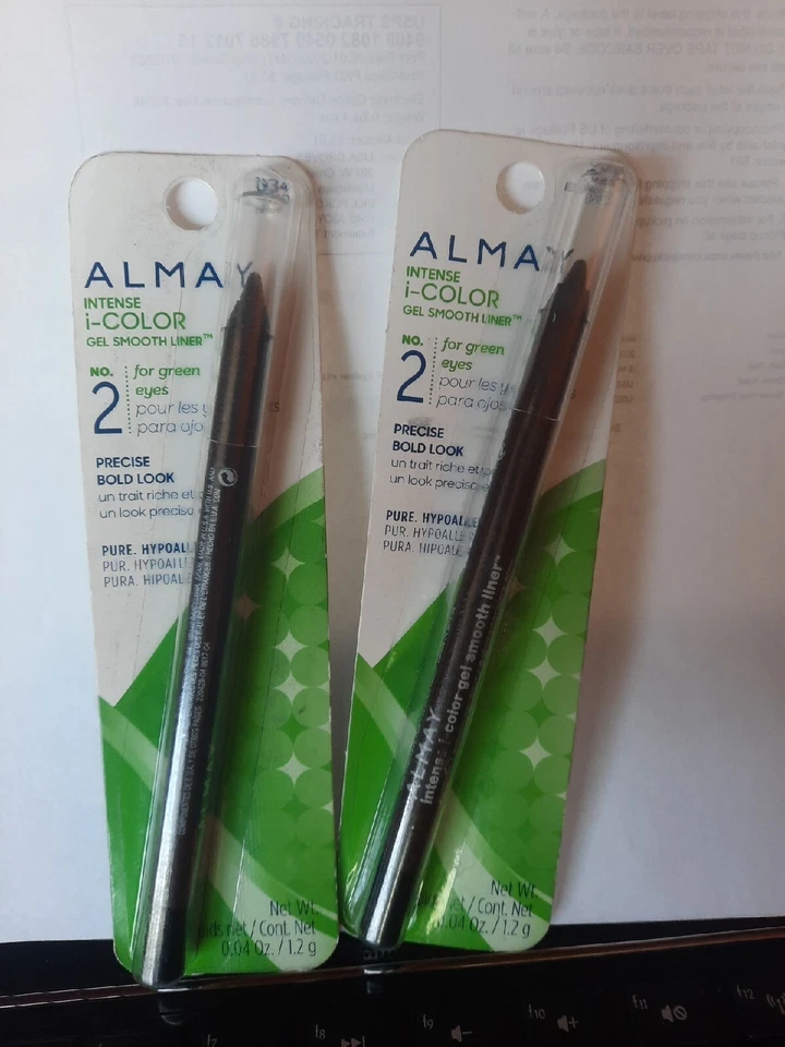 2 X Almay Intense I-color GEL Smooth Liner 034 Espresso