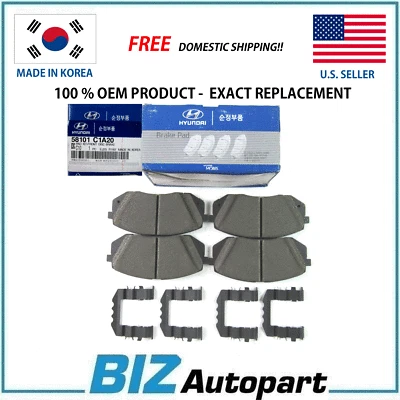 GENUINE FRONT BRAKE PADS KIT FOR 14-18 HYUNDAI (LF) SONATA 58101-C1A20 Foto 1 de 2