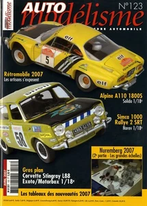 MODELLAUTO Nr.123 04/2007 A110 1800S SIMCA 1000 RALLYE2 SRT CORVETTE STING RA - Bild 1 von 1