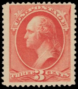 UNITED STATES 214 - George Washington "1887 Vermilion" (pb46614) NH $200 - Picture 1 of 1