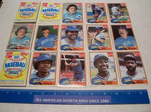 1981 COCA-COLA KANSAS CITY ROYALS COMPLETE SEALED SET OF 11 CARDS RARE! - Bild 1 von 4