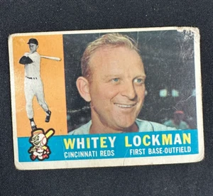 1960 Topps Baseball Card Whitey Lockman #535 - Picture 1 of 2