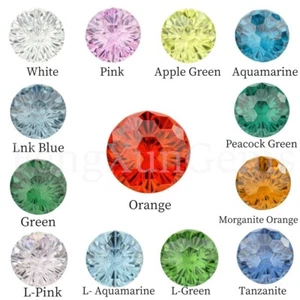 2025 New Fireworks Cut Cubic Zirconia Loose CZ Gemstone Multicolor For Earrings - Picture 1 of 47