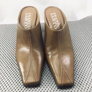Franco Sarto Marco Damenschuhe Leder-Slipper eckige Zehenpartie Größe 5,5 M - Bild 1 von 11