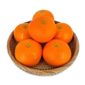 6 Pcs Artificial Mandarin Oranges Lifelike Tangerines Fake Fruits Home Decora... - Picture 1 of 6