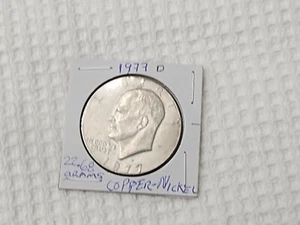 USA One Dollar 1977 D Eisenhower Dollar Coin XF/AU - Picture 1 of 12