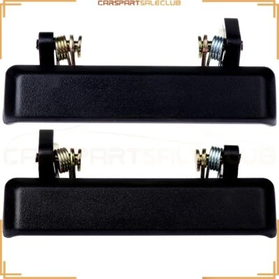 2x Exterior Door Handles For 1986-1995 Suzuki Samurai 2-Door 1.3L l4 Black Front Foto 1 de 4