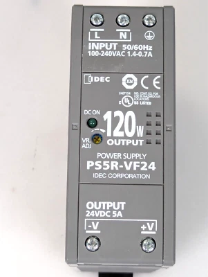 IDEC PS5R-VF24 24V Output 120W 5A Power Supply - Image 1 of 4