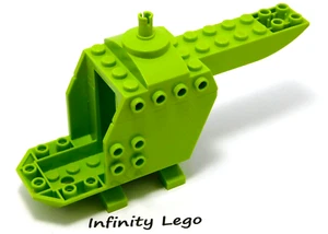 LEGO Lime Helicopter Shell / Body Ninjago Lost Temple (18929 19000 10725) - Picture 1 of 2