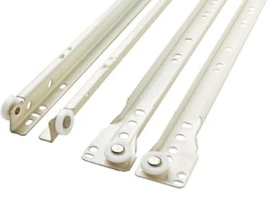 Corredera de cajón de montaje inferior Liberty D68816C-W-TS 16 pulgadas serie D688 metal blanco - Imagen 1 de 4