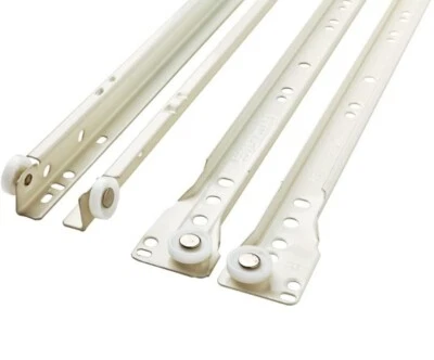 Corredera de cajón de montaje inferior Liberty D68816C-W-TS 16 pulgadas serie D688 metal blanco Foto 1 de 4