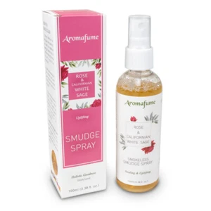 Aromafume rauchfreies natürliches Wischspray - weißer Salbei & Rose - SCHNELLER & KOSTENLOSER VERSAND - Bild 1 von 1