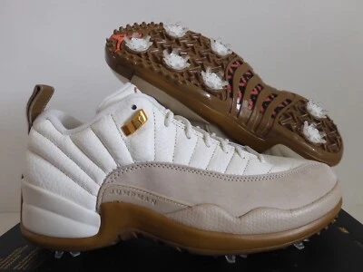 NIKE AIR JORDAN XII 12 RETRO G NRG U22 SAIL-BLACK-BROWN SZ 9 [DM9016-109] - Image 1 of 4