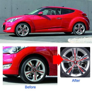 2011+ VELOSTER Carbon Wheels Mask Decal Sticker 18inches No.20 car Trim - Bild 1 von 2